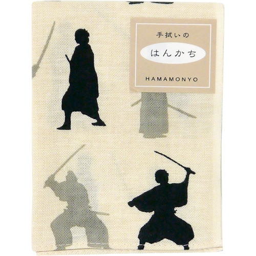 てぬぐいのはんかち 侍｜▽アイテム・用途で選ぶ,てぬぐいのはん