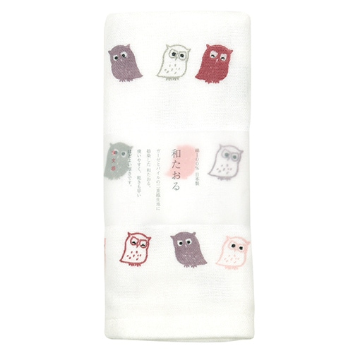 和たおるフェイス　福ふくろう