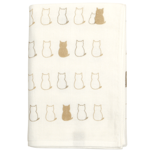 和たおるバスタオル　ねこ