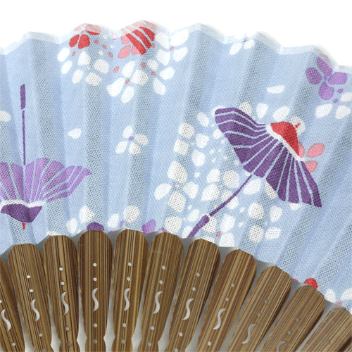 豆扇子　あじさい日和