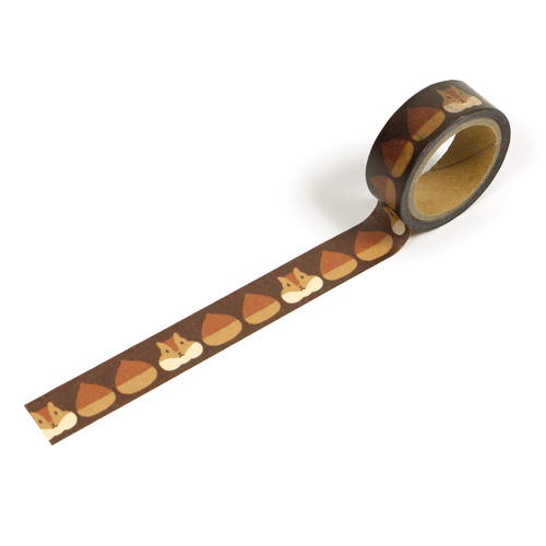 マスキングテープ　リスのかくれんぼ