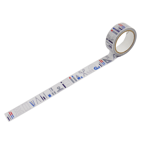 マスキングテープ　文具ならべ