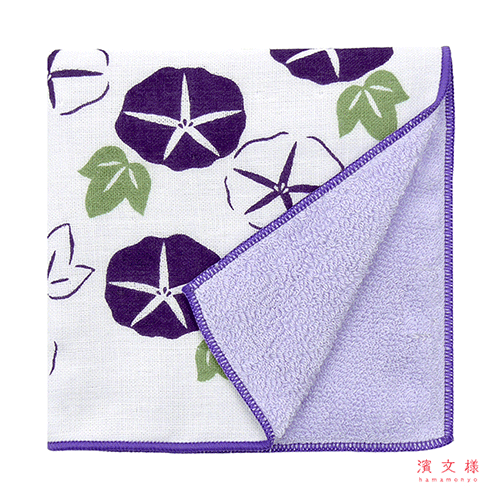 和たおるセミウォッシュ　ひらり朝顔