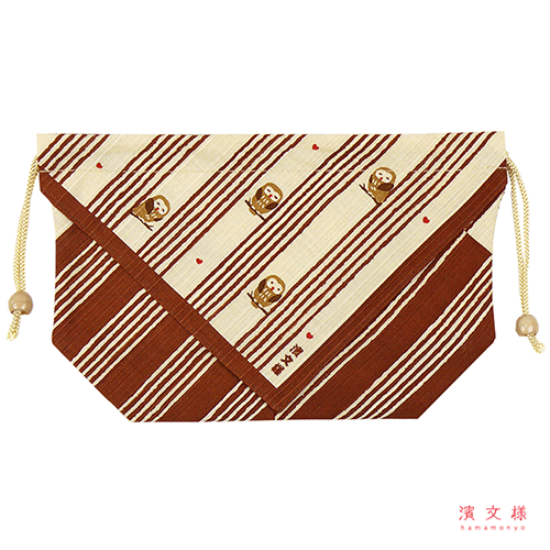お弁当巾着　おじぎフクロウ