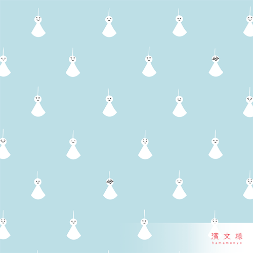 晴雨兼用折畳み傘 てるてる坊主くん ブルー｜▽アイテム・用途で選ぶ