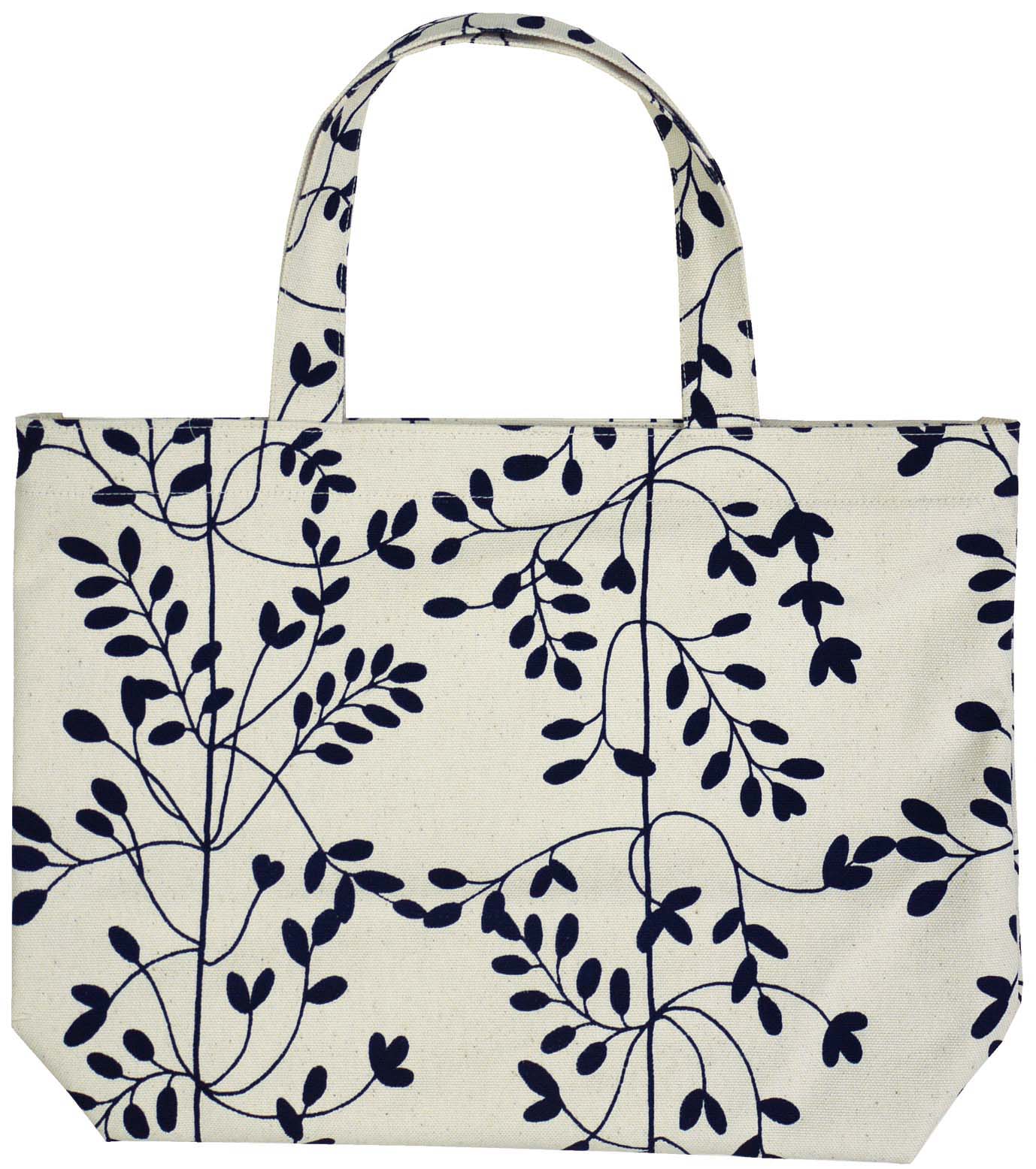 帆布トート大　エコリーフ　オフ