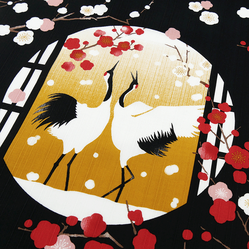 絵小布　鶴の舞