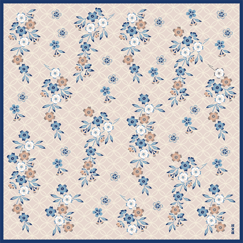 小布　七宝に桜しずか