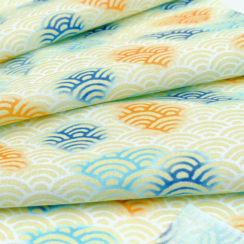 [限定販売] 剣道てぬぐい　霞青海波