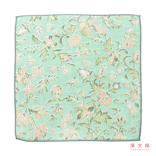 和たおるセミウォッシュ　フラワーブルーム　グリーン