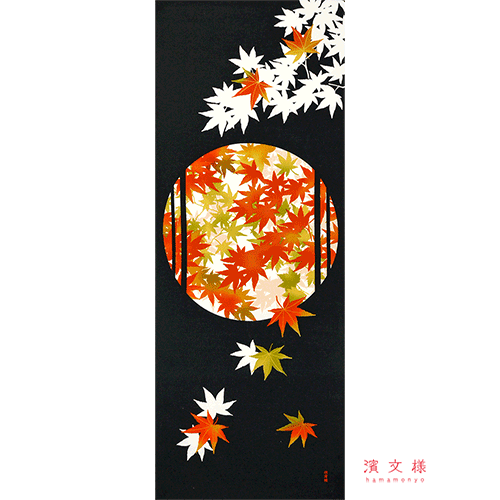 絵てぬぐい　紅葉優美