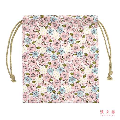 巾着小　愛し桜