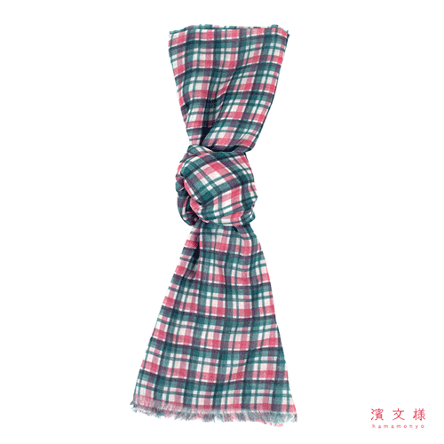 フランス綾ストール　マドラスチェックＡ