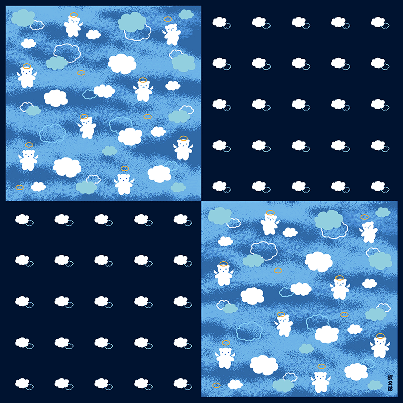 小布　くま雲天使