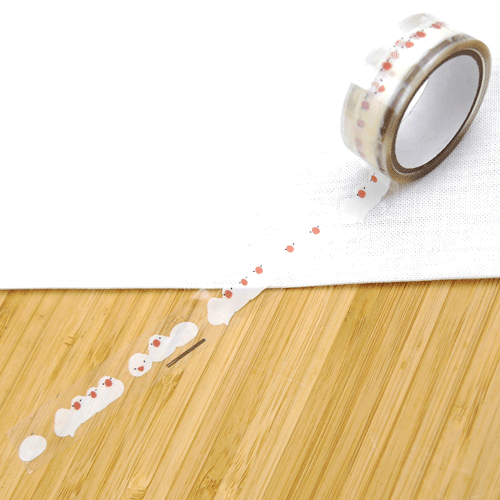 クリアテープ　おしくら文鳥