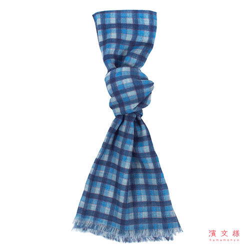 フランス綾ストール　マドラスチェックB