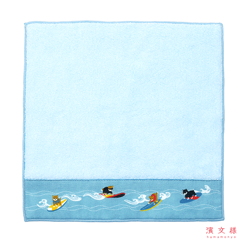 Tenuguiたおる　豆柴サーフィン