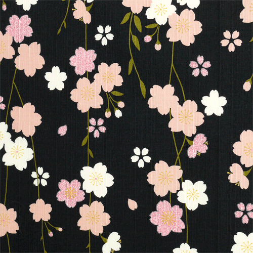 絵小布　枝垂れ夜桜　クロ