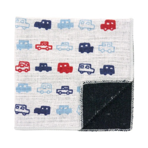 キッズタオルハンカチ　ミニカー