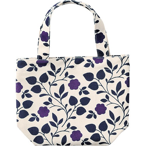 帆布トート小　花リーフ