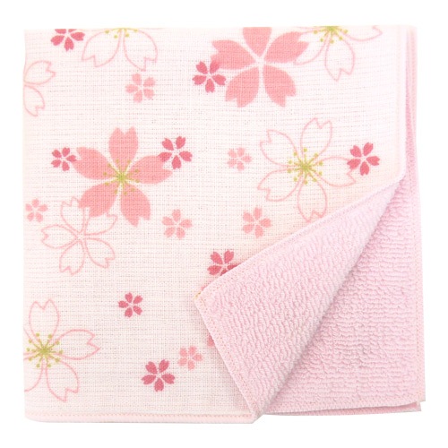 和たおるセミウォッシュ　桜もよう