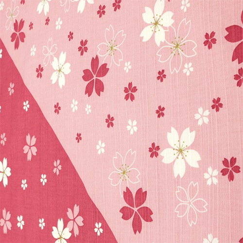 大布　桜もよう