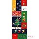 絵てぬぐい　クリスマスパッチワーク