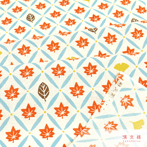 てぬぐい　秋の葉小紋