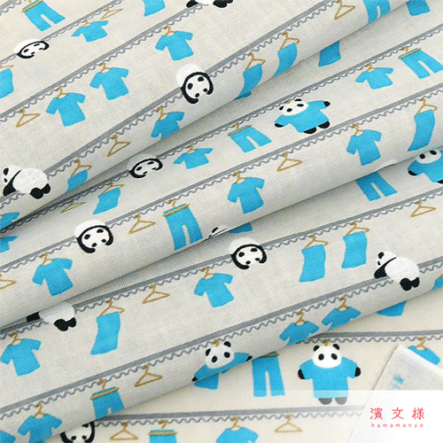 てぬぐい　お洗濯パンダ