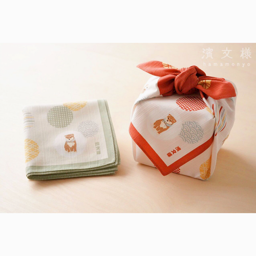 小布　豆柴と小紋玉　アカ