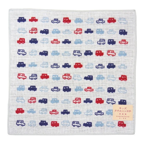 キッズタオルハンカチ　ミニカー