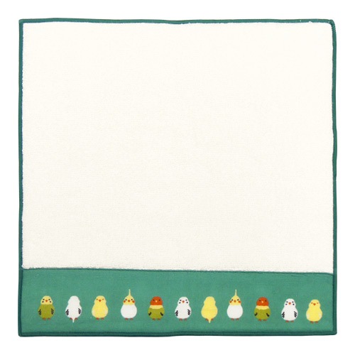 Tenuguiたおる　インコ並べ