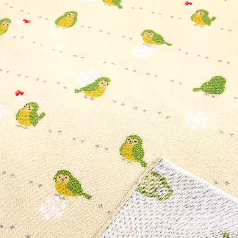 てぬぐいのはんかち　おさんぽカカポ