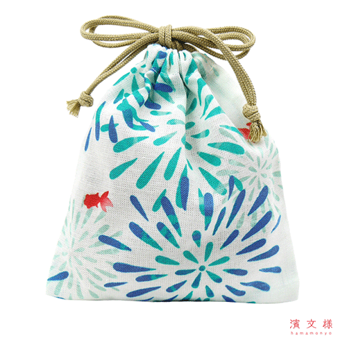 巾着小　さわやか花火