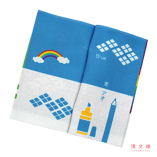 てぬぐい本　虹の七色小紋帖