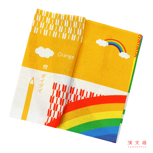 てぬぐい本　虹の七色小紋帖