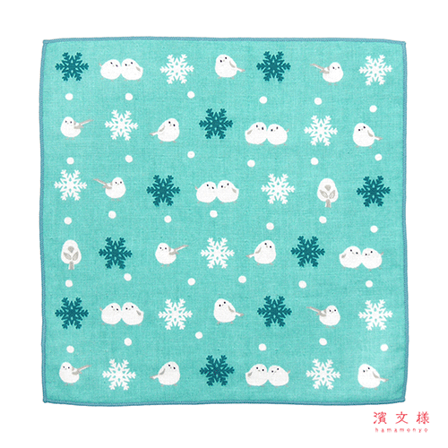 和たおるセミウォッシュ　シマエナガと雪