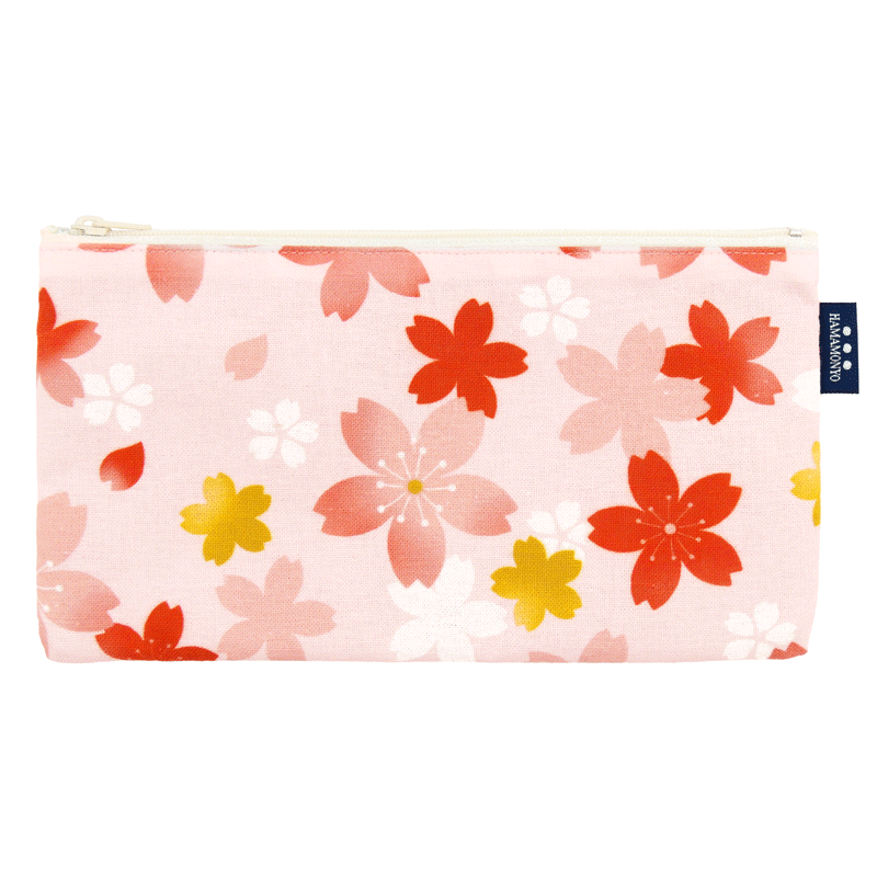 フラットポーチ　花桜
