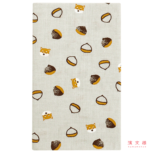 てぬぐい　豆栗豆柴