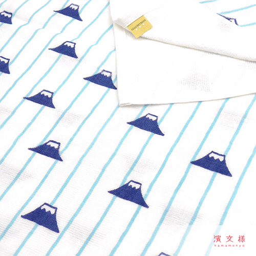 和たおるバスタオル　縦縞富士