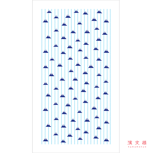 和たおるバスタオル　縦縞富士