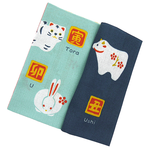 てぬぐい本　十二支