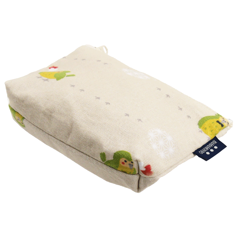 豆ポーチ　おさんぽカカポ