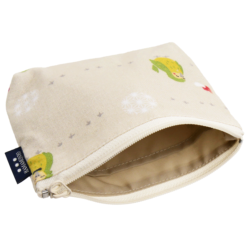 豆ポーチ　おさんぽカカポ