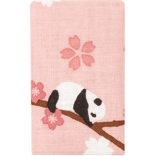 エチケットミラー　お花見パンダ