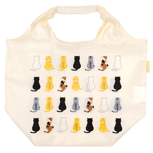 エコトート小　おすわり猫ならべ　オフ