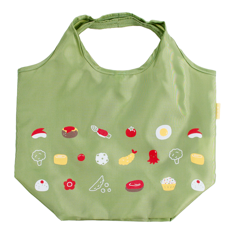 エコトート小　お弁当のおかず　グリーン