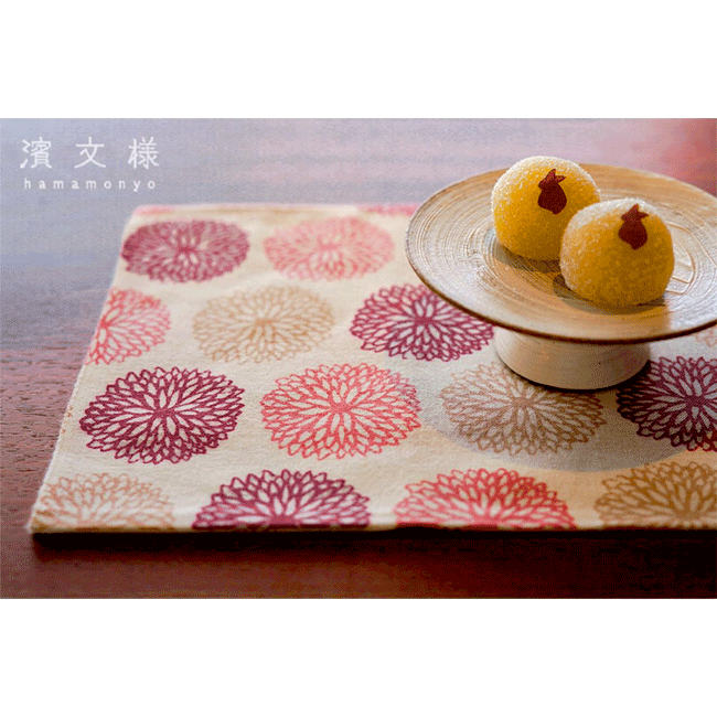 てぬぐい　菊づくし