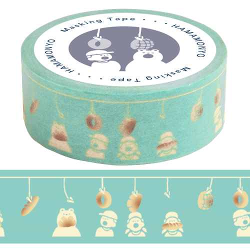 マスキングテープ　ぱくぱくパン食い競争