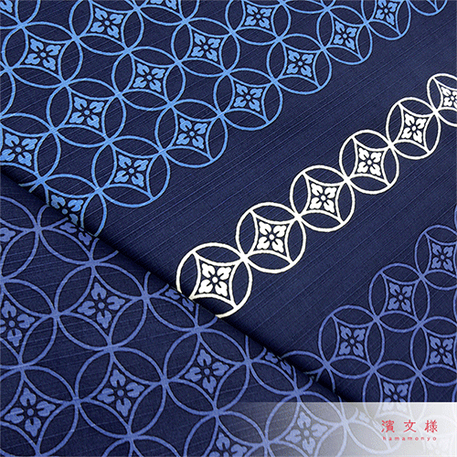 中布 七宝花菱｜▽アイテム・用途で選ぶ,風呂敷,中布（70cm